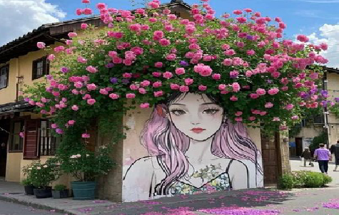 兴平怎么设计网红打卡墙绘