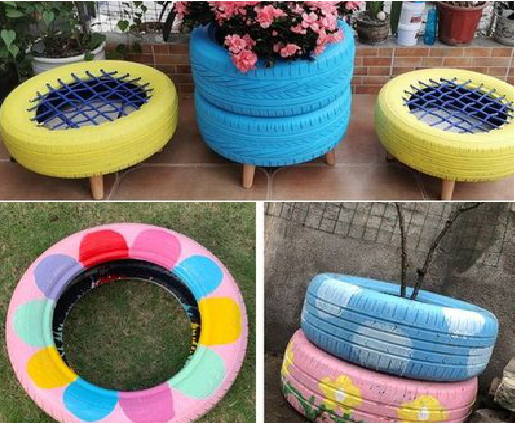 兴平墙体彩绘-变废为宝