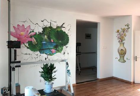 兴平墙体彩绘相比墙纸的优势。