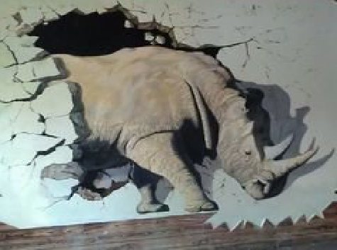 兴平在墙绘中，如何绘制3D效果？