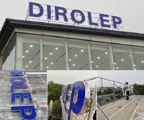 兴平楼顶发光字安装的注意事项。